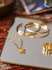 Nidar 22kt Gold plated Pendant (Brass)