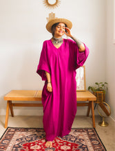 Zubeida Boho Handloom Cotton Kaftan Dress (3 Colors)