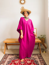 Zubeida Boho Handloom Cotton Kaftan Dress (3 Colors)