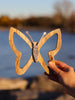 'Chasing Butterflies' Wooden Boho Wall Hanging