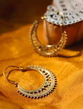 Naksh Hoop Earrings (Brass)
